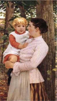 James Carroll Beckwith : Mother and Child